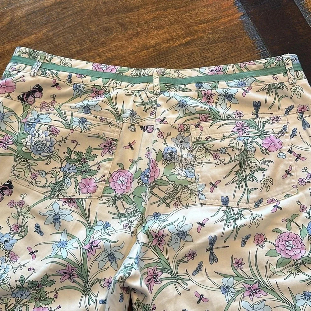 Casual Corner flowery pants size 12 - Picture 8 of 9